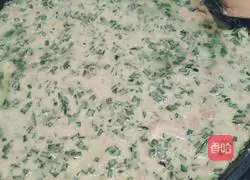 Illustration of how to make leek and egg pancakes 5