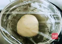 Illustration of how to make bean paste cake 2