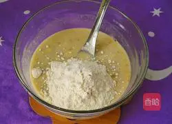 Illustration of how to make fruit and whole grain pancakes 7