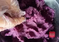 Purple sweet potato Sesame cake recipe 2