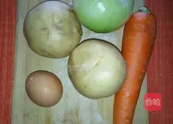 Illustration of how to make Korean potato pancakes 1