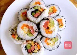 Illustration of home-cooked sushi 15