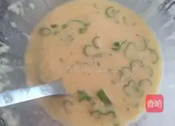 Illustration of how to make green onion cake 1