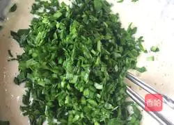 Illustration of how to make vegetable pancakes 2