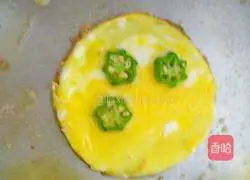 Okra Egg Pancake Recipe Illustration 9