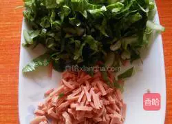 Milk, ham and vegetable pancake recipe 2