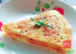 Sesame egg pancake recipe 9