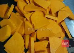 Pumpkin glutinous rice cake recipe 1