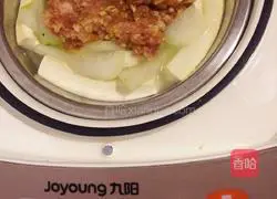 Illustration of how to make steamed meatloaf with winter melon and tofu 6