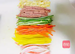 Illustration of how to make sushi 1