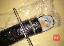 Illustration of how to make sushi 7
