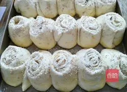 Illustration of how to make roasted sesame biscuits 10