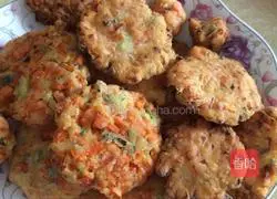 Illustration of how to make carrot pancakes 4