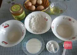 Illustration of how to make chiffon cake 2