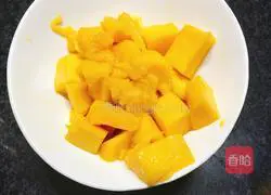 Illustration of how to make mango cake 2