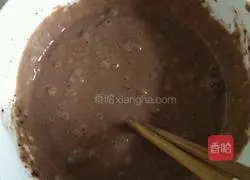 Illustration of how to make cocoa cake 1
