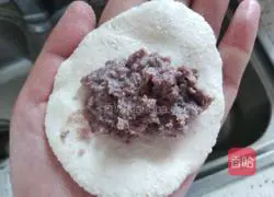 Illustration of making double bean paste glutinous rice cake 6