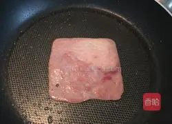 Illustration of how to make ham and cheese sushi rolls 2