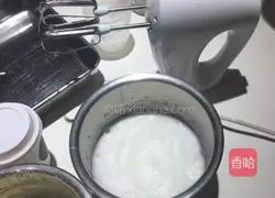 Illustration of how to make half-cooked cheesecake 4