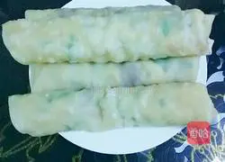 Illustration of how to make steamed pancakes (burritos) 11