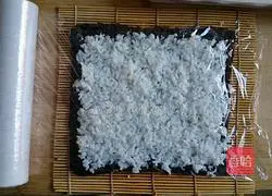 Sakura Illustration of how to make sushi 7