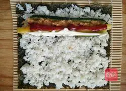 Illustration of how to make sushi 4