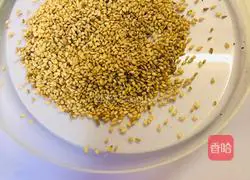 Illustration of making black sesame shortbread 3