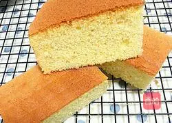 No cracking, no collapse~~~Coarse grain cornmeal chiffon cake recipe 1
