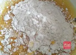 Illustration of two-color bird's nest egg pancake 3 