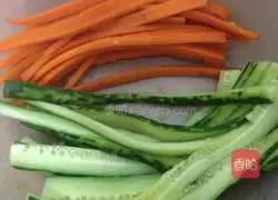 Illustration of how to make sushi 1