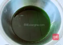 Bean Paste Illustration of how to make spinach glutinous rice cakes 1