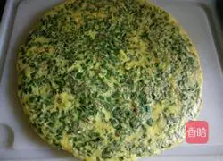 Illustration of how to make purslane pancakes 9