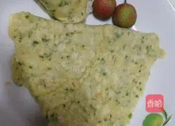 Illustration of how to make vegetable pancakes 9