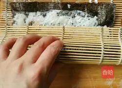 Illustration of how to make delicious sushi 8