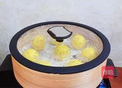 Illustration of how to make milk-flavored pumpkin glutinous rice balls 12