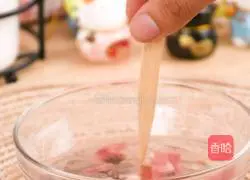 Illustration of how to make the beautiful traditional Japanese snack Xingen Pancake in 6 steps 1