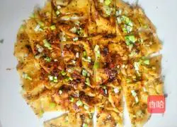 Illustration of how to make homemade sauce pancake 15