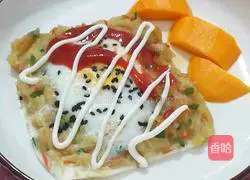 Egg Potato Pancake Recipe Illustration 13