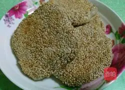 Illustration of how to make sesame cakes 8