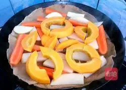 Illustration of how to make egg, milk and vegetable cake 3