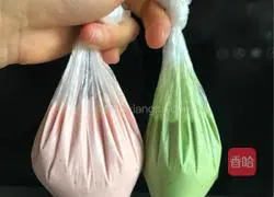 Illustration of how to make vegetable juice rice cakes 3