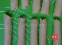 Illustration of how to make shredded radish cake 13