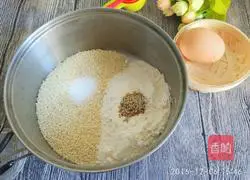 Illustration of how to make sesame crackers (no oil and no sugar) 3