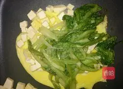 Illustration of how to make Italian seafood rice noodles (egg tofu cake, clams) 3