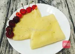 Illustration of making raisin milk egg cake 14