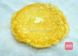 Illustration of how to make cabbage egg pancake 10