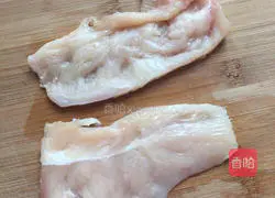 Illustration of how to make fried chicken sushi 2