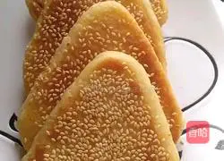 Illustration of how to make crispy sesame pancakes 18