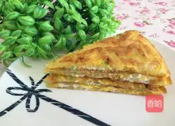 Potato shredded egg pancake recipe 10
