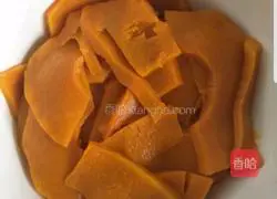 Pumpkin glutinous rice cake recipe 1